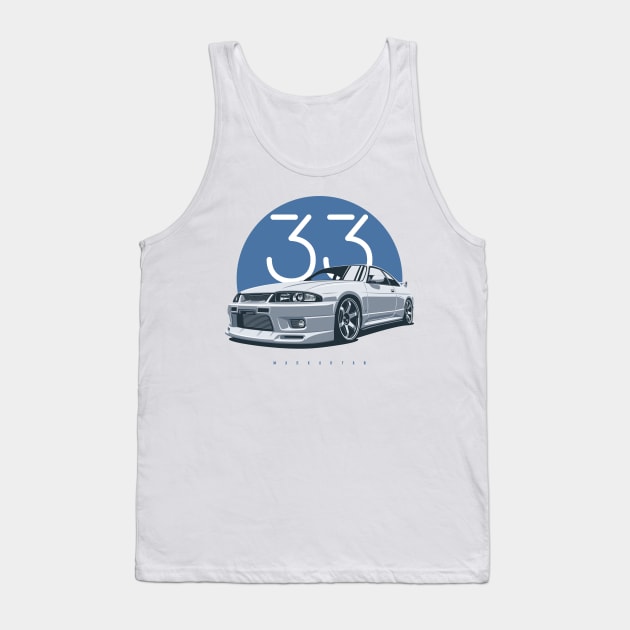 R33 GTR Tank Top by Markaryan